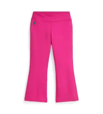 Polo Ralph Lauren per ragazza 312925883501 Leggings svasati in maglia elasticizzata (6años= 117/123cm), Casual, Rosa, Cotone, moda per bamb