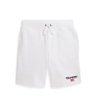 Polo Ralph Lauren per ragazzo 323969025500 Pantaloncini in pile bianco Polo Sport ( 9años= 140/149cm), Casual, Cotone, moda per bambin