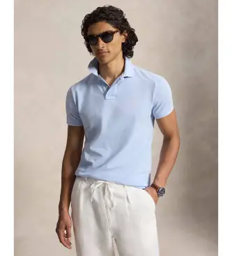 per uomo 710534735516 L'iconica polo Classic Fit in piqué blu (XXL), Casual, Cotone, Manica corta