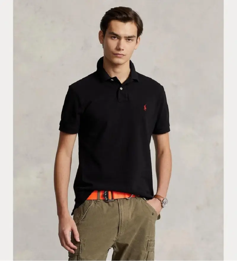Polo Ralph Lauren Polo Core Replen 710795080 Nero Slim Fit