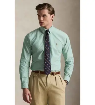 Polo Ralph Lauren Oxford Uomo Verde 4580880