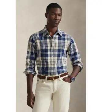Polo Ralph Lauren Oxford Uomo Blu 4579928