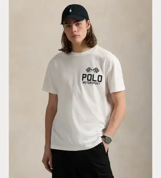 per uomo 710972611001 T-shirt in maglia slub bianca dalla vestibilità classica (XL), Bianco, Casual, Cotone, Manica corta