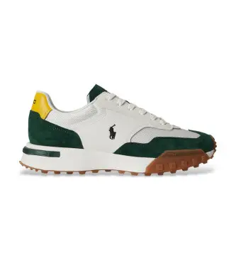 per uomo 809P07523002 Scarpe da ginnastica Eldridge in pelle bianca (45), Bianco, Basso, Stringhe, Casual
