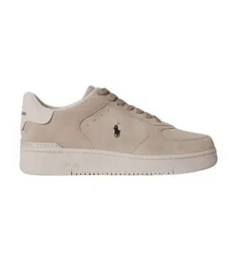 per uomo 809P13085003 Sneakers in Pelle Masters beige (46), Basso, Stringhe, Casual Blu