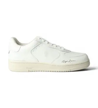 per uomo 809P13086001 Sneakers in Pelle Masters Low bianco (47), Basso, Stringhe, Casual