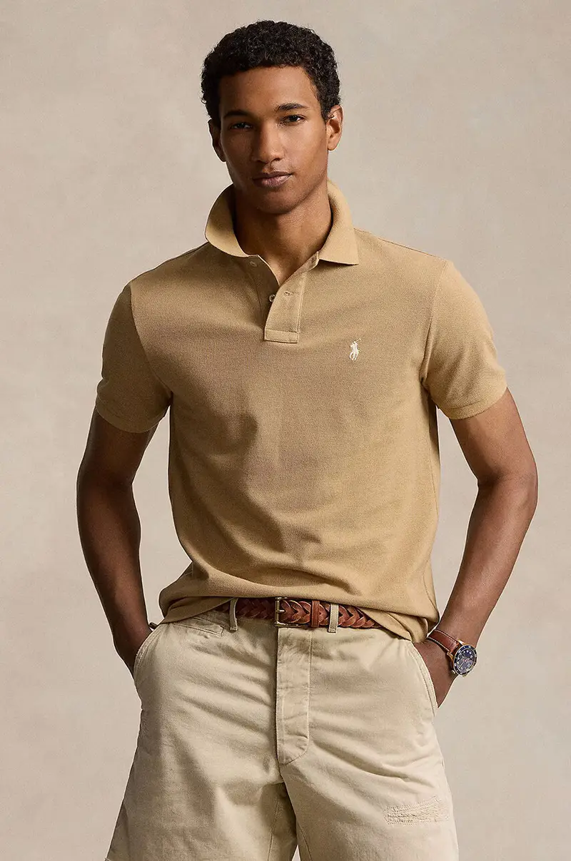 Polo Ralph Lauren polo in cotone colore beige 710680784