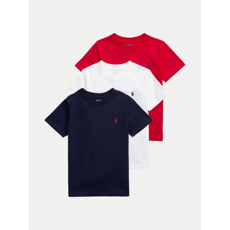 Polo Ralph Lauren Set di 3 T-shirt 322884456001 Multicolore Regular Fit
