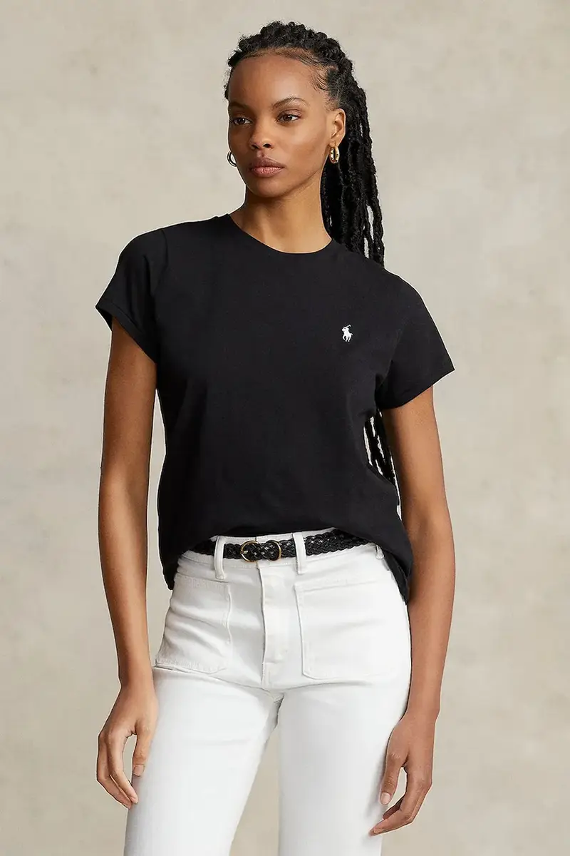 Polo Ralph Lauren T-shirt Donna Nero 2254776