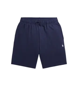 Polo Ralph Lauren unisex per bambino 323964135002 Pantaloncini in maglia French Terry blu navy, Casual, Cotone, moda per bambini