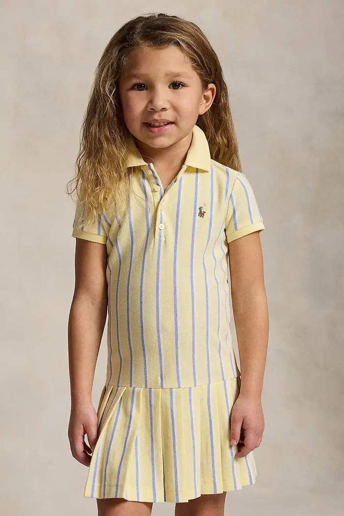 vestito sportivo in cotone Giallo
