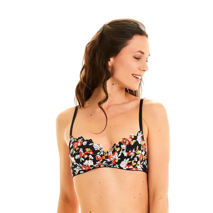 Pomm Poire Reggiseno ampliforme con coppe modellate donna Magma Bleu