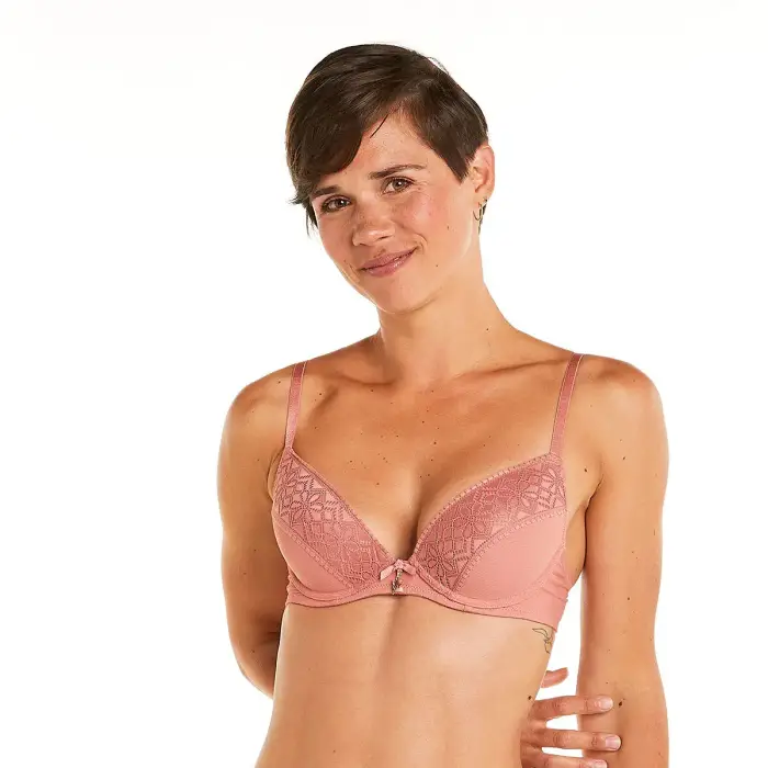 Pomm Poire Reggiseno ampliforme con coppe modellate donna Palanquin Marron