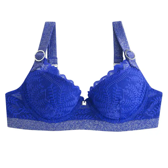 Pomm Poire Reggiseno ampliforme con coppe modellate donna Survoltée Bleu