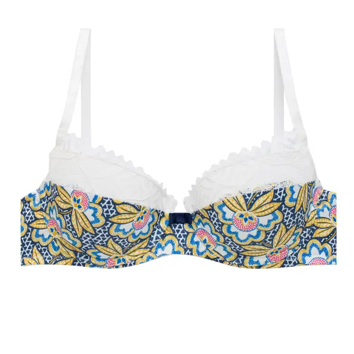 Pomm Poire Reggiseno ampliforme con coppe modellate donna Tequila Blanc