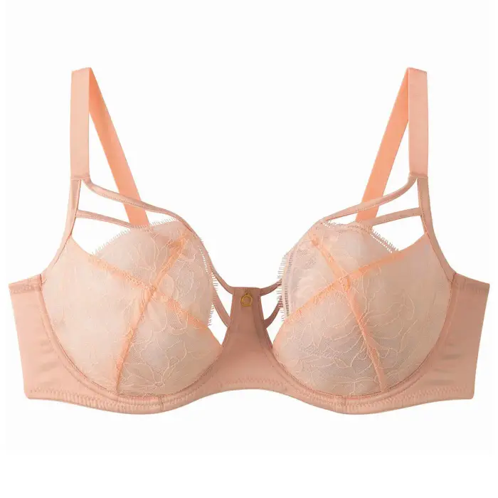 Pomm Poire Reggiseno con stecche sostegno alto donna Diabolique Rose