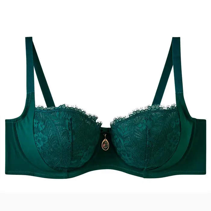 Pomm Poire Reggiseno con stecche sostegno alto donna Impériale Vert