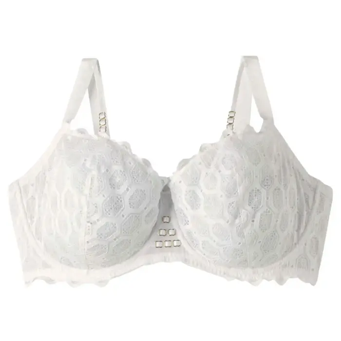 Pomm Poire Reggiseno con stecche sostegno alto donna Imprévisible Blanc