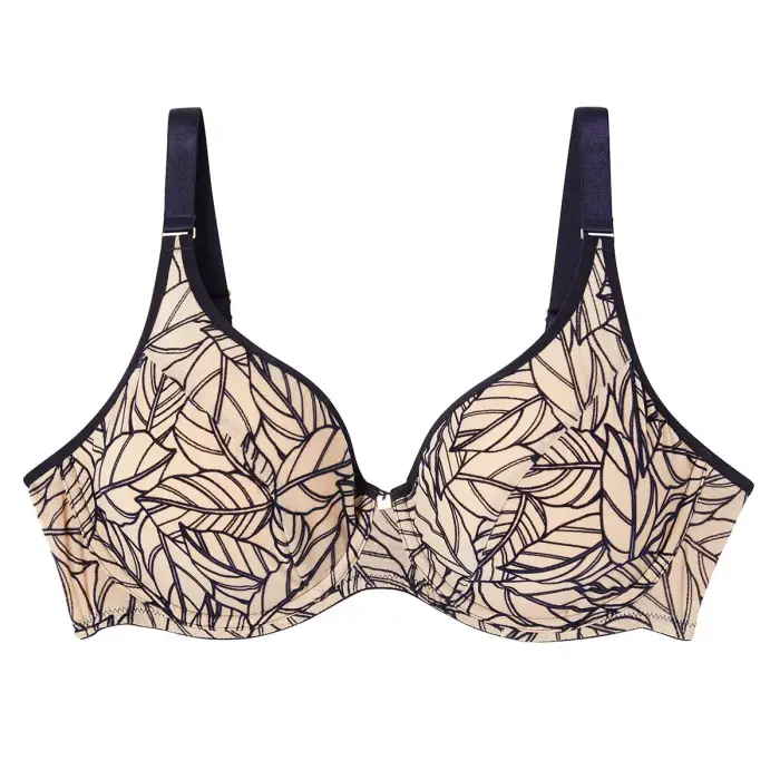 Pomm Poire Reggiseno con stecche sostegno alto donna Myrtille Bleu