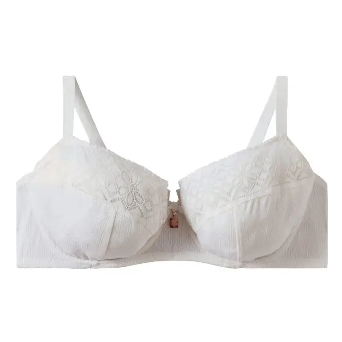 Pomm Poire Reggiseno con stecche sostegno alto donna Palanquin Blanc
