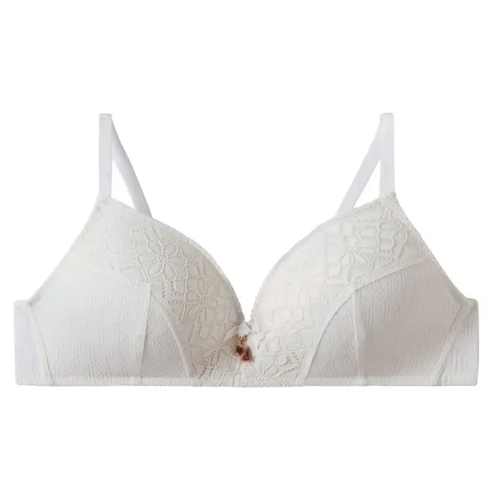Pomm Poire Soutien-gorge ampliforme con coppe morbide donna Palanquin Blanc