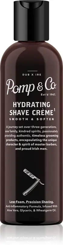 Pomp & co crema da barba idratante 100 ml