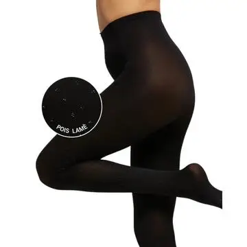 Pompea COLLANT 100 DEN CON POIS IN LAMè 90772015 TEMPESTA