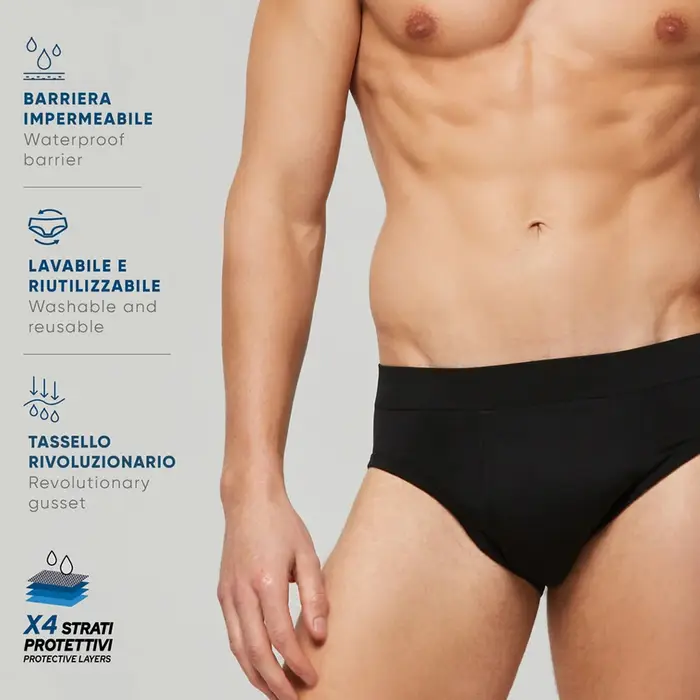 POMPEA Slip Uomo Nero 4673847