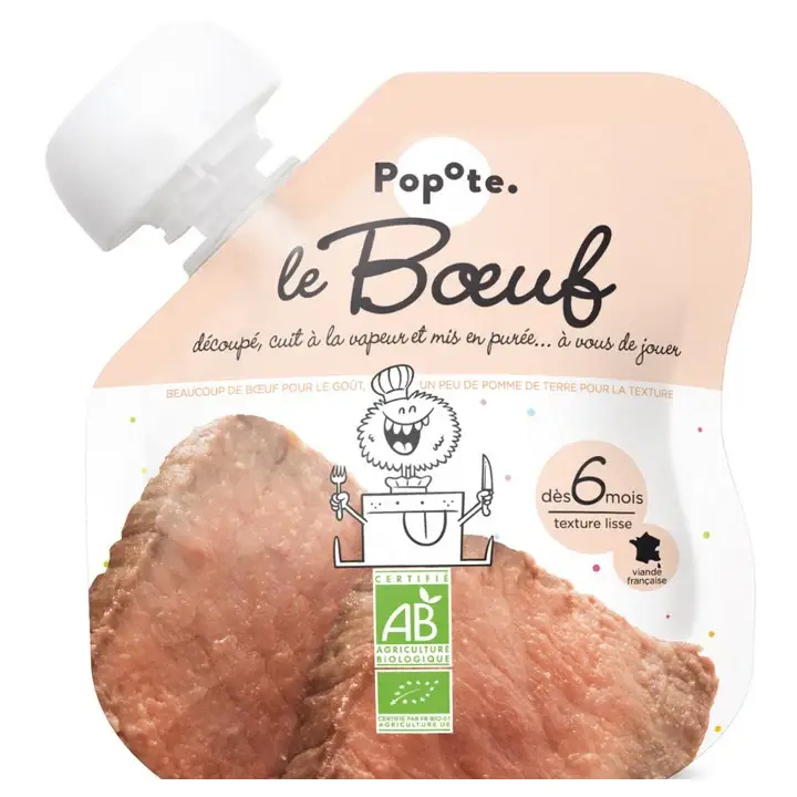Popote Manzo Bio Da 4/6 Mesi 60g