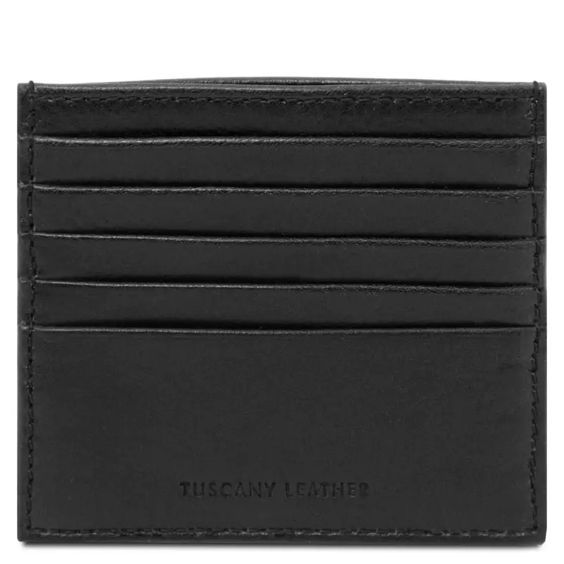 Tuscany Leather Portacarte in pelle Nero
