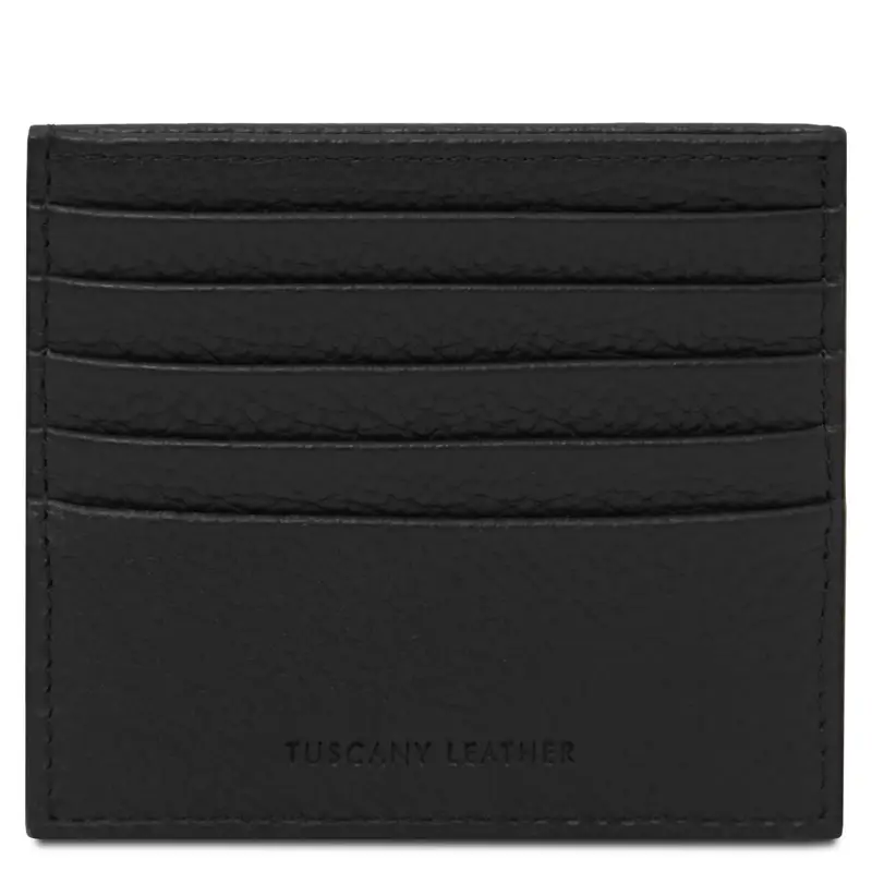 Tuscany Leather Portacarte in pelle Nero