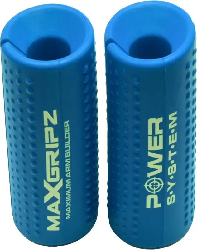Power system Mx Gripezzi maniglie per il fitness per bilancieri colore Blue XL 2 pezzi