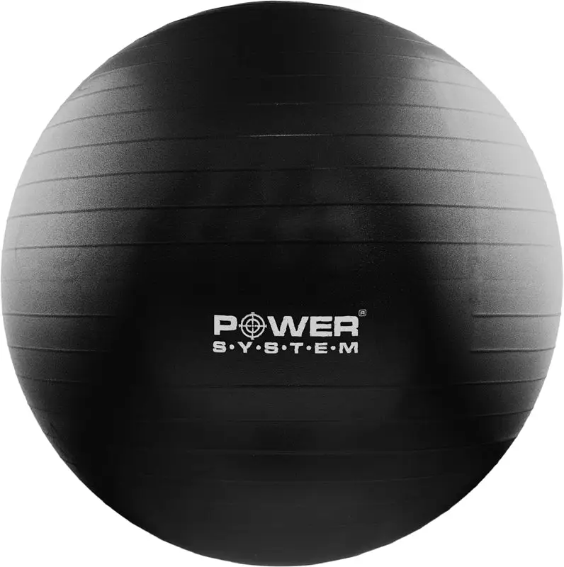 Power system Pro Gymball palla da fitness colore nero 75 cm