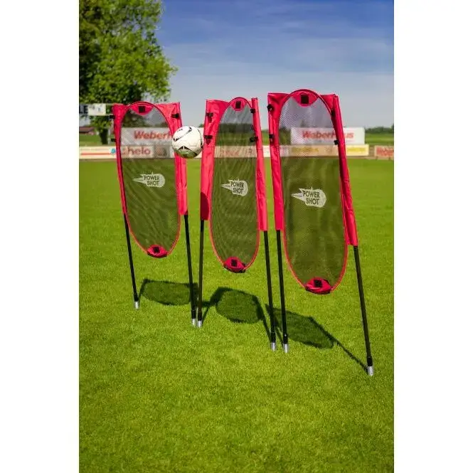Powershot Kit di 3 manichini flessibili per il calcio di punizione Rouge