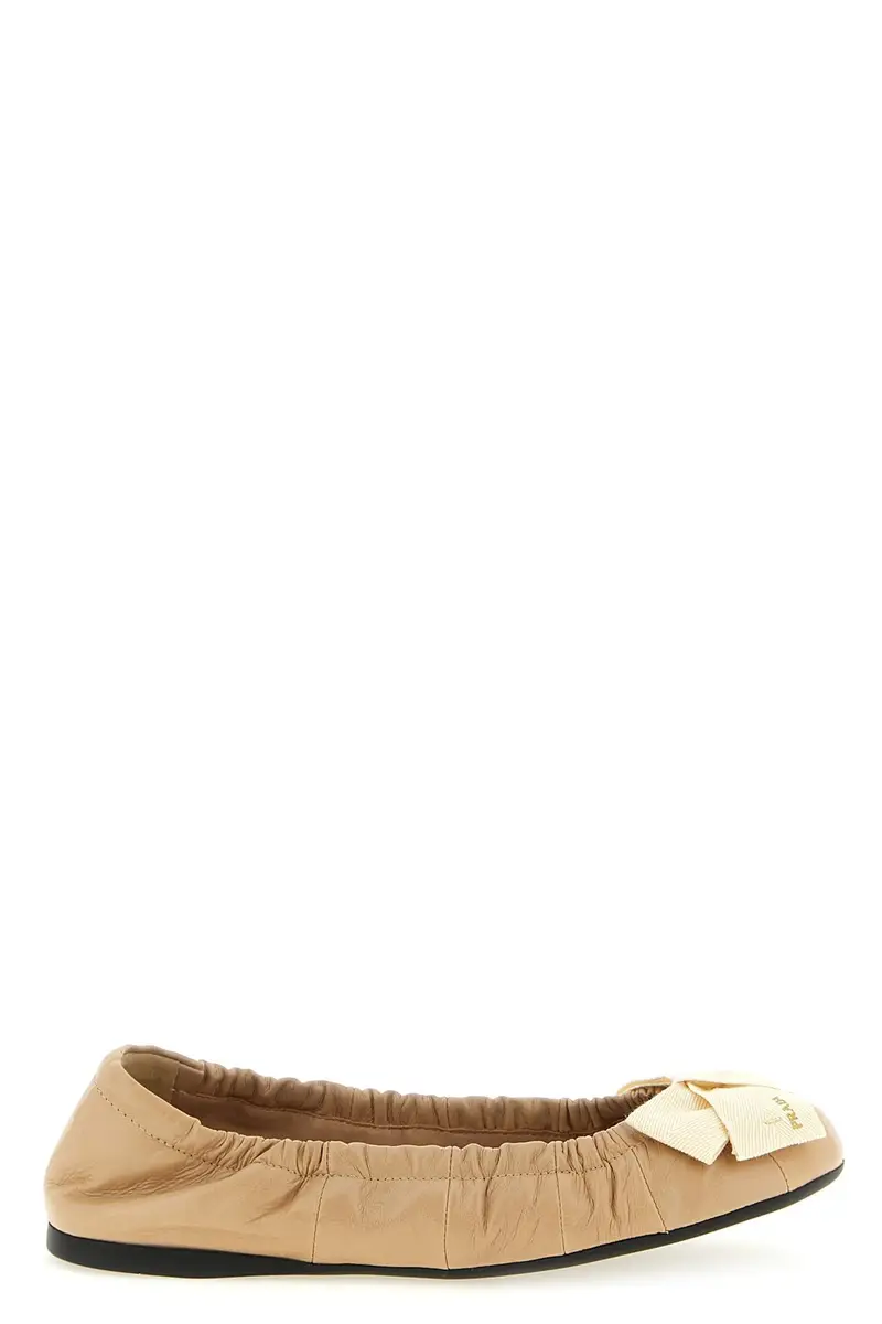 PRADA Ballerina Fiocco Beige