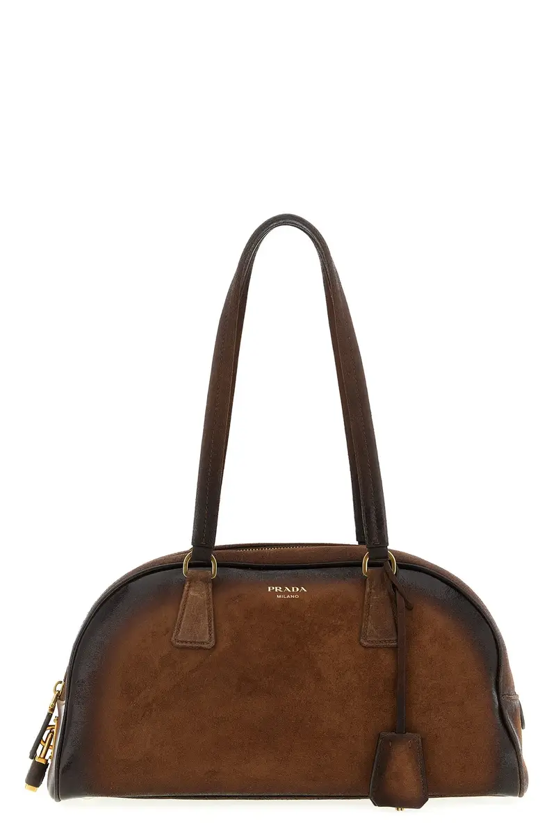 PRADA Bauletto ' Bowling' Medio Marrone