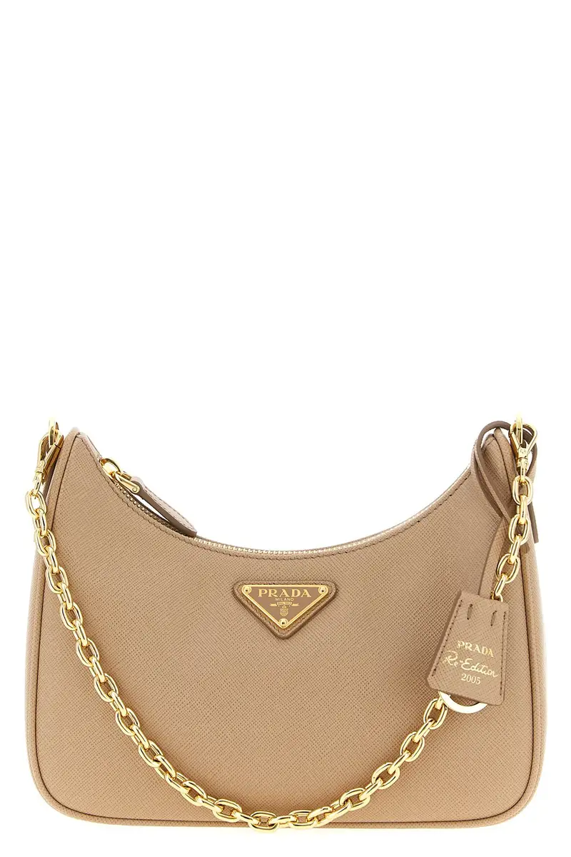 Prada Borsa a spalla Beige 3832041