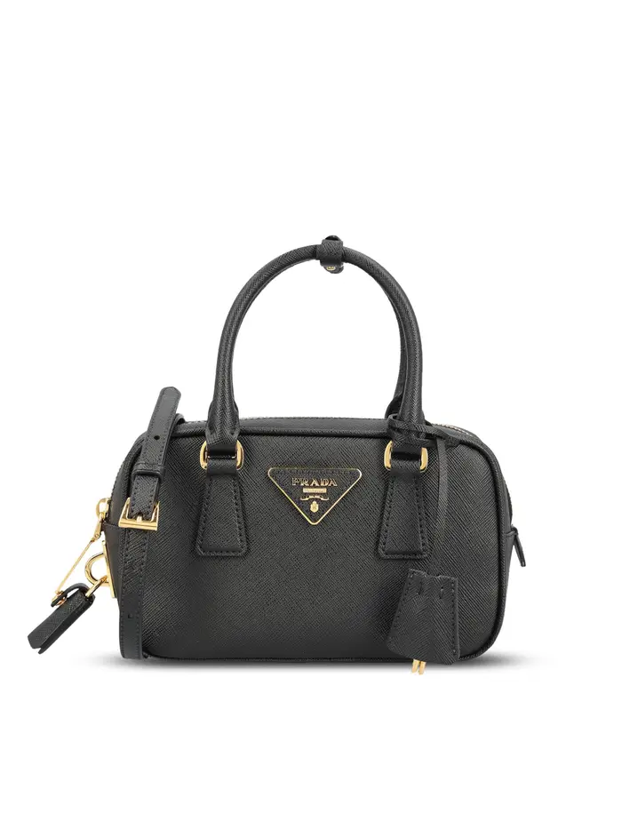 PRADA Borsa Tote Galleria Mini NERO