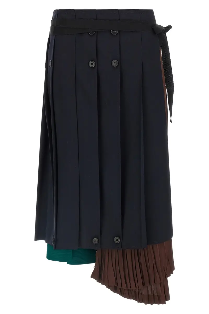 PRADA Gonna Patchwork Blu