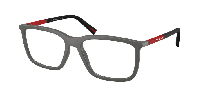 Prada Linea Rossa Uomo PS 01SV 16X1O1 Montature da vista Iniettato Grigio Pillow Normale