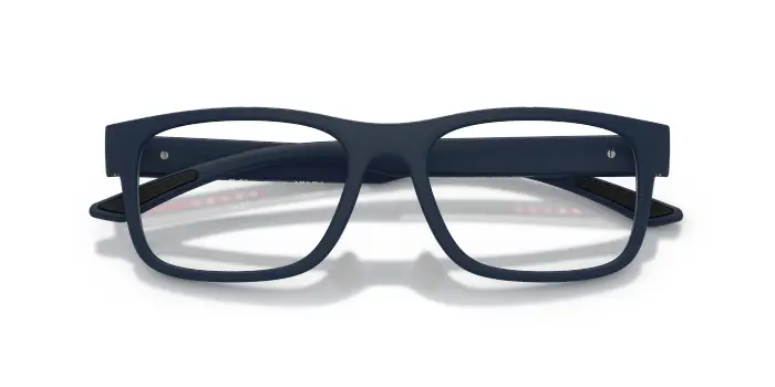 Prada Linea Rossa Uomo PS 04QV MAG1O1 Montature da vista Iniettato Blu Squadrata Normale