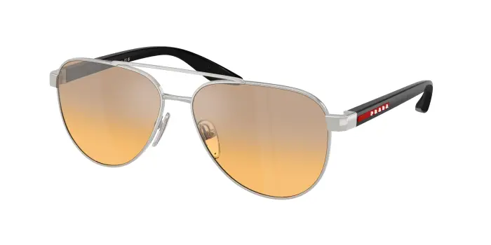 Prada Linea Rossa Occhiali da sole Uomo Argento 4324696