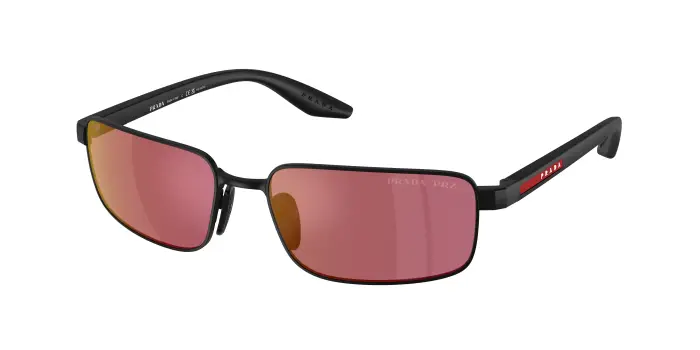 Prada Linea Rossa Occhiali da sole Uomo Nero 4348916