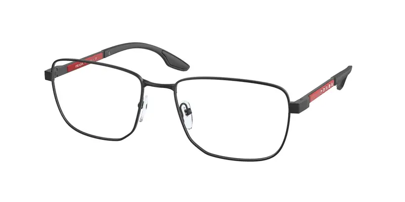 Prada Linea Rossa Uomo PS 50OV DG01O1 Montature da vista Metallo Nero Squadrata