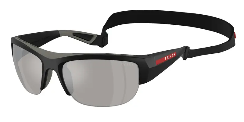 Prada Linea Rossa Occhiali da sole Uomo Grigio 845008