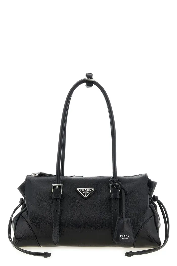 PRADA Shopping Bonnie Media Nero
