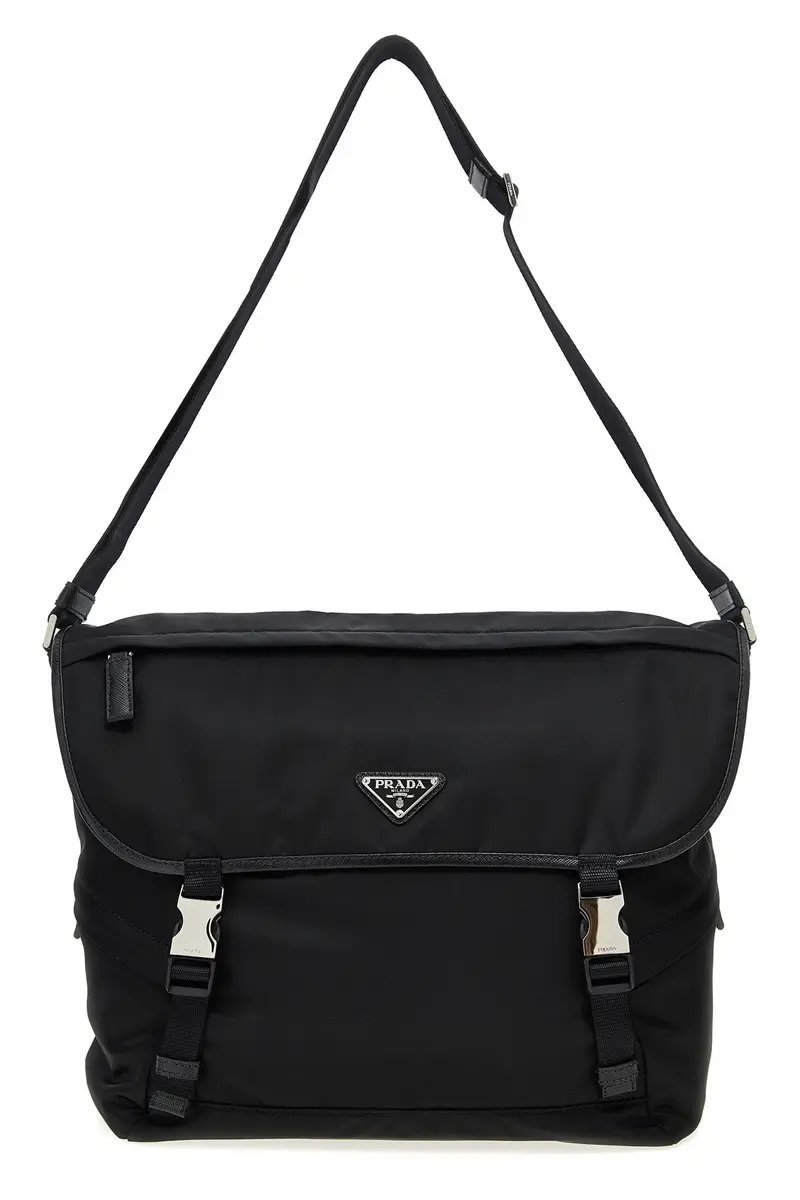 PRADA Tracolla Re-Nylon Nero