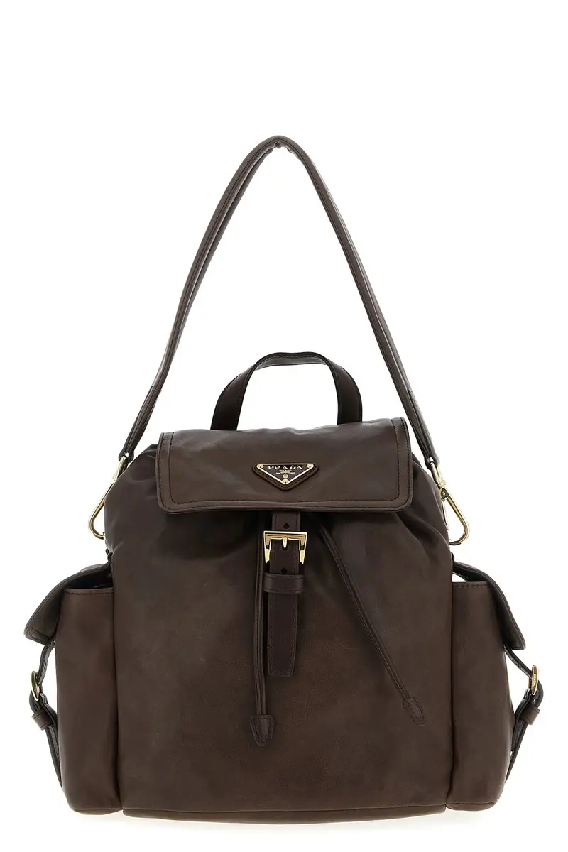 PRADA Zaino Explore Medio Marrone