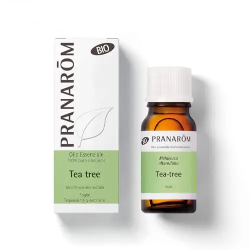 Pranarom PRANARÔM Olio Essenziale Tea Tree BIO - 100% Puro e Naturale HECT - Antibatterico, Antivirale, Purificante - Difese