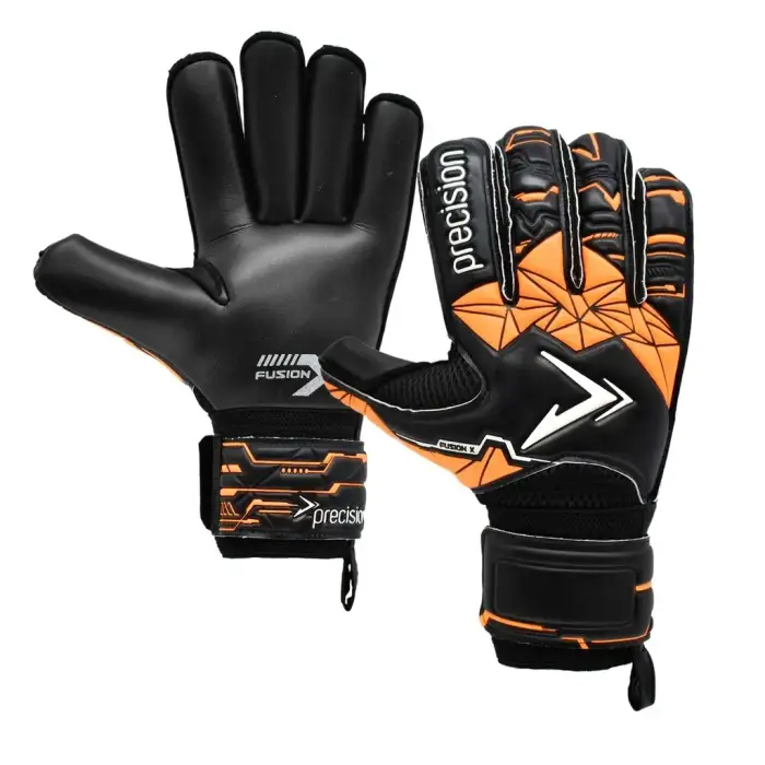 Precision Guanti da portiere per bambini Fusion X Roll Finger Protect Noir